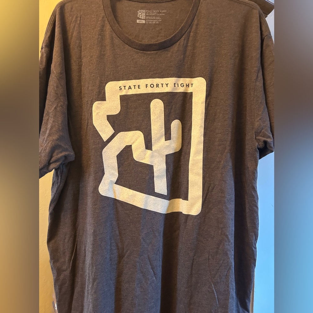 State Forty Eight T-Shirt. Men’s Size 2XL. New.